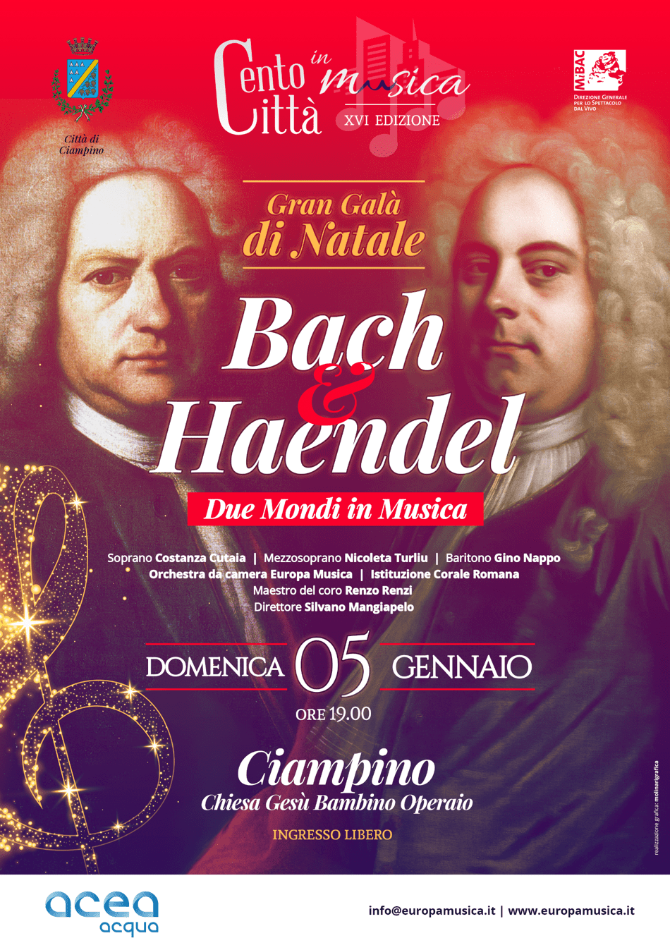 Locandina Concerto Ciampino natale 2019